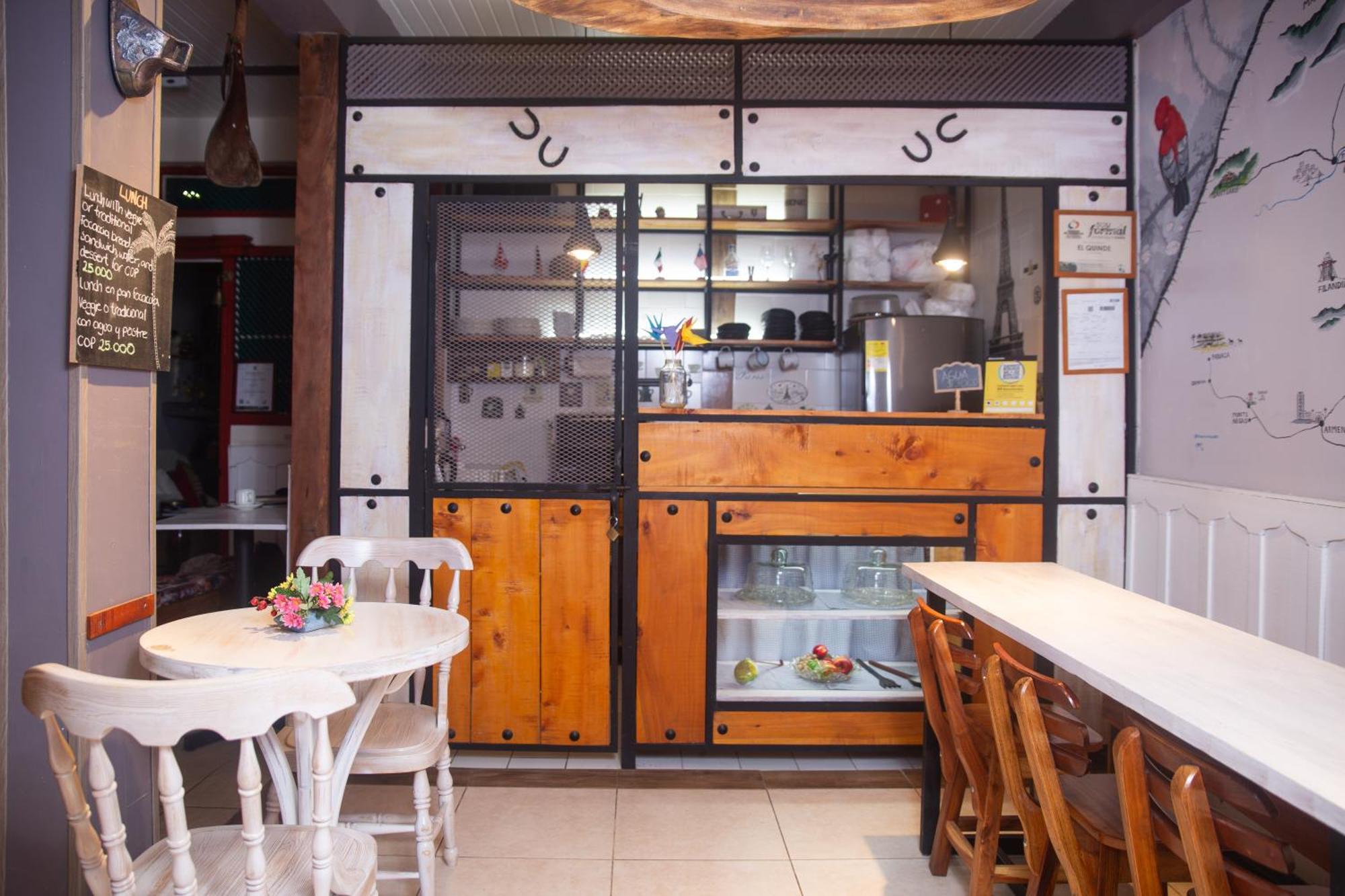 Hostal El Quinde Salento Buitenkant foto