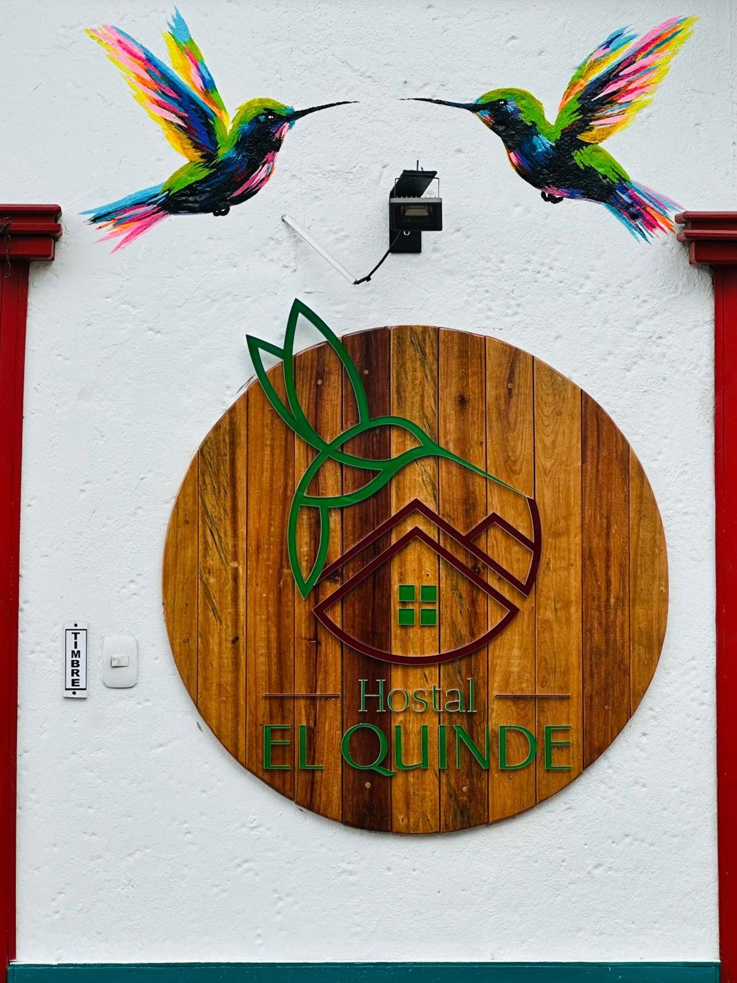 Hostal El Quinde Salento Buitenkant foto